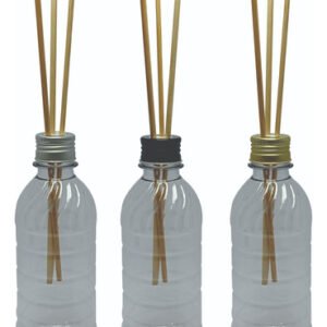 16 Frascos Plástico Cristal 330ml Tampa Difusor Varetas Suc