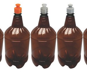 200 Frascos Plástico Âmbar Pet 1,5l Com Tampa Pushpull Gr2