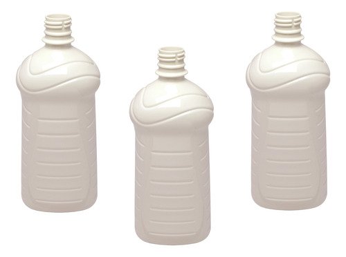 27 Frascos Plástico Branco Pet 1l Com Válv Mini Gatilho Ama - Imagem 2