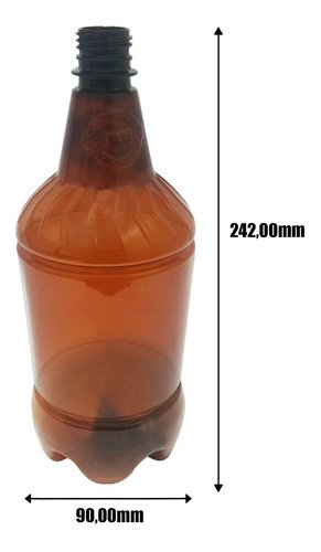 360 Frasco Plástico Âmbar Pet 1l Tampa S Batoque Gr2 - Imagem 10