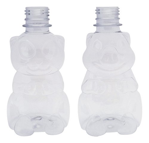 16 Frascos Plástico Cristal Pet 300ml Válv Mini Gatilho Zoo - Imagem 3