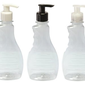 60 Frasco Plástico Cristal Pet 300ml Válvul Bico Pato S Bor