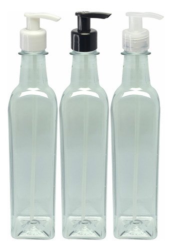 126 Frascos Plástico Cristal 500ml Válvula Bico Pato S Aze