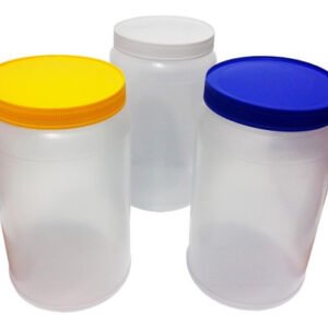 300 Potes Plásticos Incolor De 1,5l P/ Mel Com Tampa Rosca