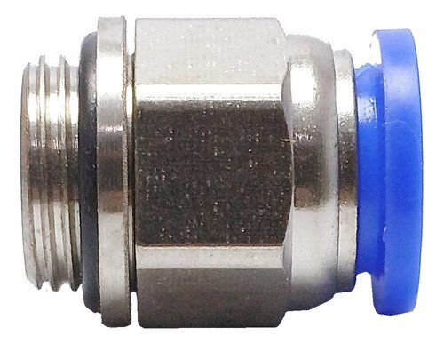 1 Conexão Pneumática Reta Macho Rosca 3/8 X Tubo 12mm