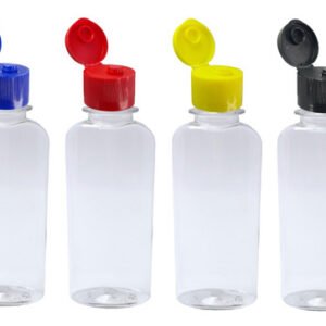 520 Frasco Plástico Cristal Pet 140ml Fliptop Batoque Aro