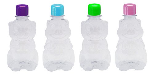 256 Frasco Cristal Pet 300ml Aromatizante Tampa Batoque Zoo - Imagem 2