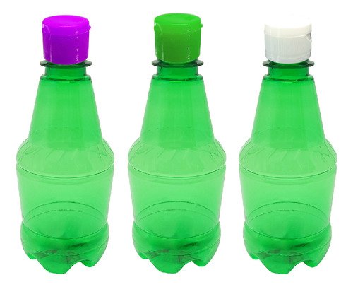 306 Frascos Plástico Verde Pet 300ml Fliptop Batoque Gr2 - Imagem 4