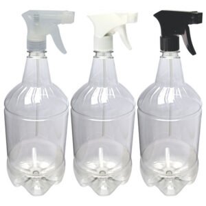 62 Frascos Plásticos Cristal Pet 1,5l Válvula Gatilho Gr2