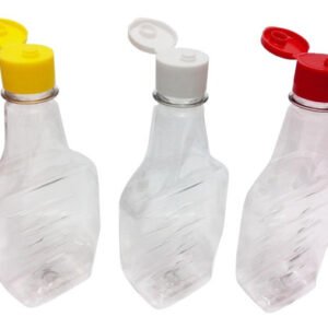 1176 Frascos Plástico Cristal Pet 250ml C/ Tampa Fliptop Mol