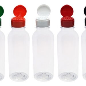 324 Frascos Plástico Cristal Pet 400ml Tampa Peneira Det