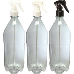 51 Frascos Plástico Cristal 1l Válv Mini Gatilho Agu