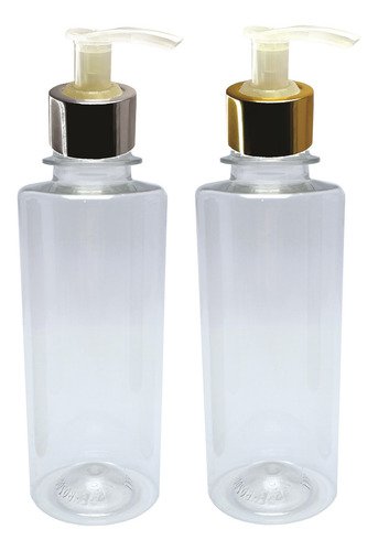 21 Frasco Plástico Cristal Pet 200ml Válvu Bico Pato L Cos