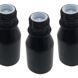 1624 Frasco Plástico Âmbar Pet 60ml Batoque 12 Furos Far