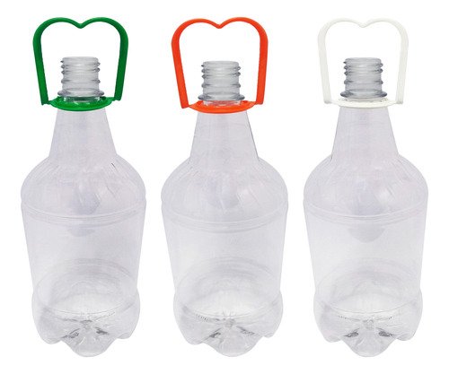 3 Frascos Plástico Cristal Pet 1,5l Com Alça 2 Dedos Gr2 - Imagem 3