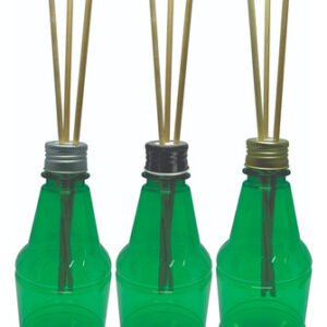 918 Frascos Plástico Verde 300ml Tampa Difusor Varetas Gr2