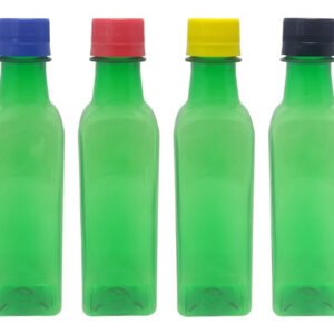 490 Frasco Plástico Verde Pet 250ml Azeite Tampa S Batoque