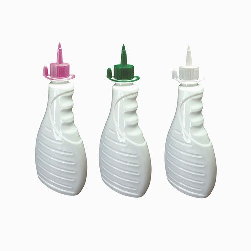 400 Frasco Plástico Branco Pet 500ml C/ Bico Aplicador Bor - Imagem 2