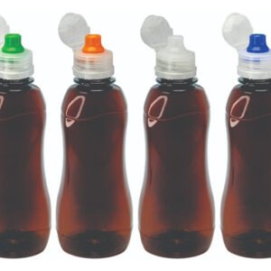 30 Frasco Plástico Âmbar 200ml Pet Tampa Sport Fliptop Cat