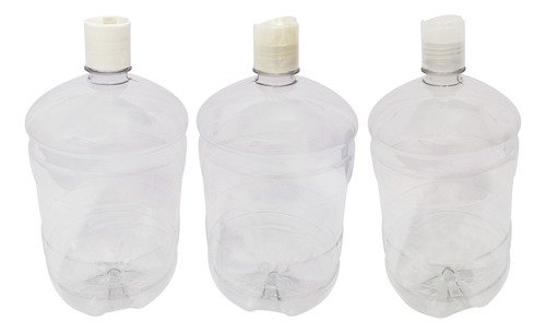 225 Frascos Plástico Cristal Pet De 2l Com Tampa Disktop Gro