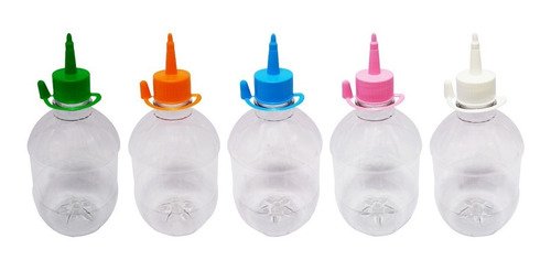 686 Frascos Plástico Cristal Pet 500ml C/ Bico Aplicador Cac - Imagem 2