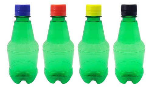 306 Frasco Plástico Verde Pet 300ml Tampa S Batoque Gr2