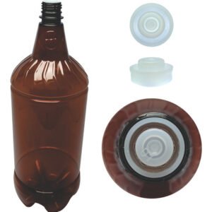 52 Frascos Plástico Âmbar Pet 2l Com Batoque 12 Furos Gr2