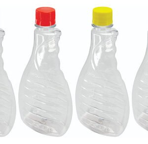 50 Frascos Plástico Cristal Pet 500ml Tampa Rosca Lacre Bor