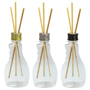 924 Frasco Plástico Cristal Pet 300ml Difusor Varetas Bor