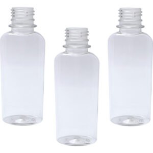 165 Frascos Plástico Cristal Pet 140ml Sem Tampas Aro