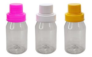495 Frasco Plástico Cristal Pet 60ml Tampa Dosadora 30ml Far