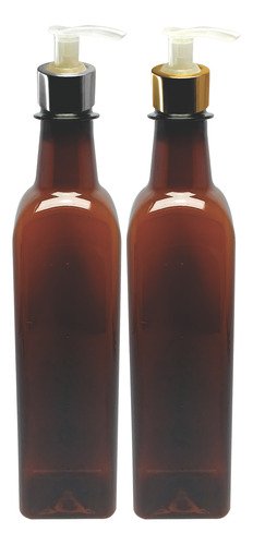 126 Frascos Plástico Âmbar 500ml Válvula Bico Pato L Aze