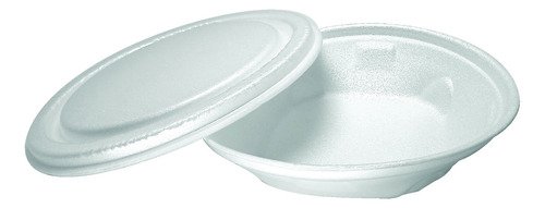 70 Marmitex Branca Isopor 188x40mm 500ml Bom Apetite Bm550q