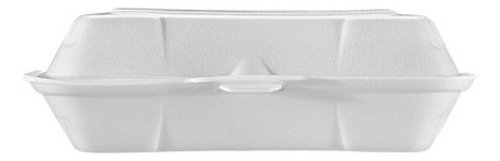 30 Lancheira Branca Isopor 225x100x66mm Bom Apetite Bh04