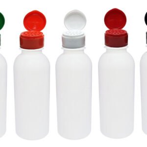 324 Frascos Plástico Branco Pet 400ml Tampa Peneira Det