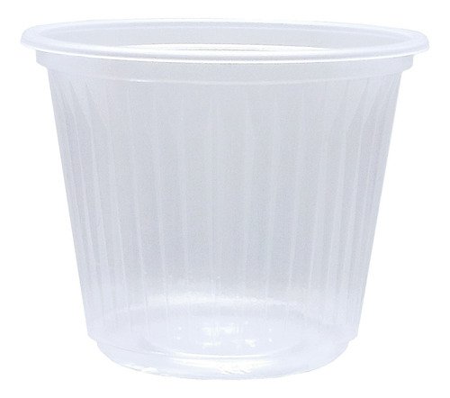 1500 Copos Descartáveis Plásticos Ps Estriado Cristal 50ml