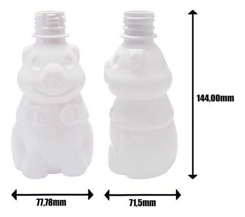 256 Frasco Plástico Branco Pet 300ml C/ Bico Aplicador Zoo - Imagem 8