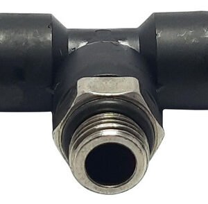 10 Conexão Pneumática T Macho Central Rosca 1/8 X Tubo 6mm