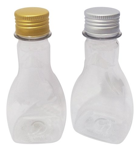 1323 Frasco Plástico Cristal Pet 200ml Tampa Aluminio S/ Mol