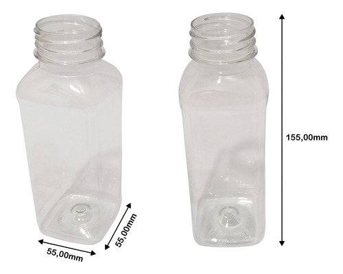 171 Frascos Plástico Cristal Pet 300ml Fliptop C/ Rosca Qua - Imagem 7