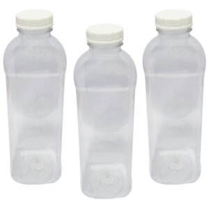 448 Frasco Plástico Cristal Pet 900ml Tam Rosca S/ Lacre Qua