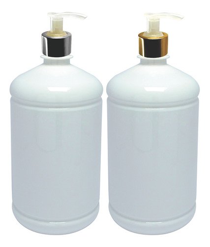 49 Frasco Plástico Branco Pet 1l Válvula Bico Pato L Sab