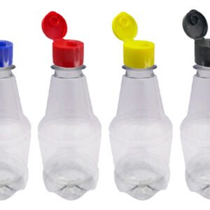 306 Frascos Plástico Cristal Pet 300ml Fliptop Batoque Gr2