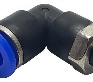 100 Conexão Pneumática Cotovelo Macho Rosca M5 X Tubo 6mm