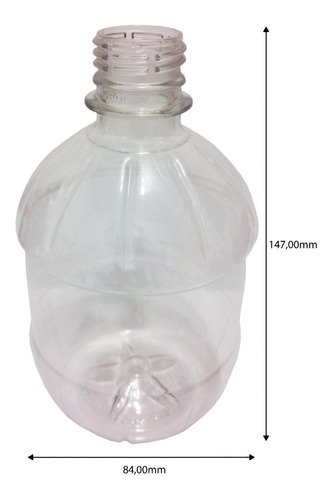 686 Frascos Plástico Cristal Pet 500ml C/ Bico Aplicador Cac - Imagem 6