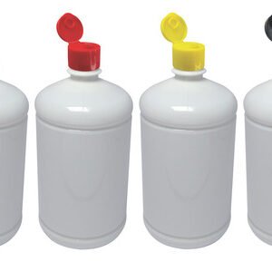 360 Frascos Plástico Branco Pet De 1l Com Tampa Fliptop Sab