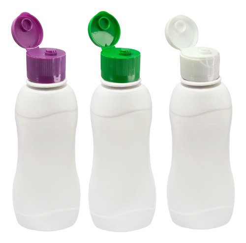 1260 Frascos Plástico Branco Pet 200ml C/ Tampa Fliptop Cat - Imagem 5
