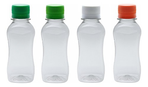 2541 Frasco Plástico Cristal Pet 120ml Tampa S Batoque Cat - Imagem 2