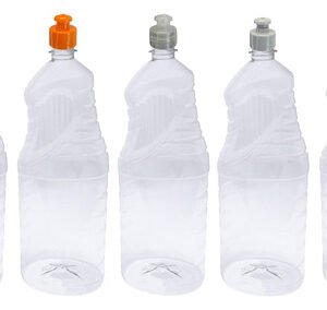 12 Frascos Plástico Cristal Pet De 2l Com Tampa Pushpull Ama