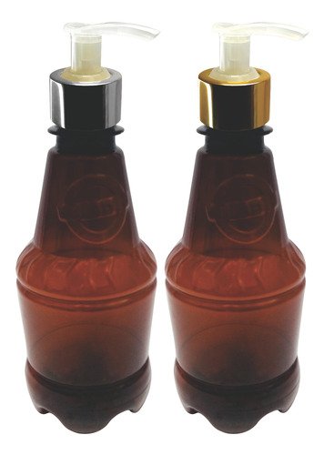 16 Frasco Plástico Âmbar Pet 300ml Válvula Bico Pato L Gr2